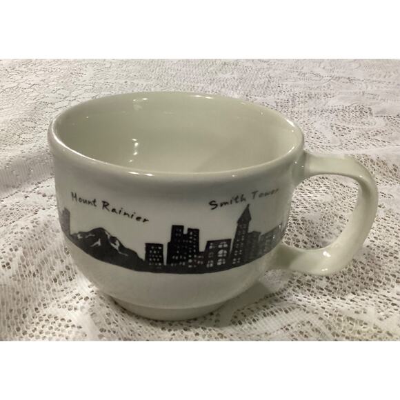 Fishs Eddy Seattle Coffee Soup Mug Cup 20 Oz - Picture 4 of 8